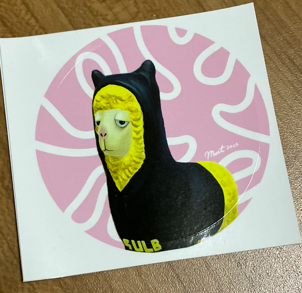 Alpaca Sticker